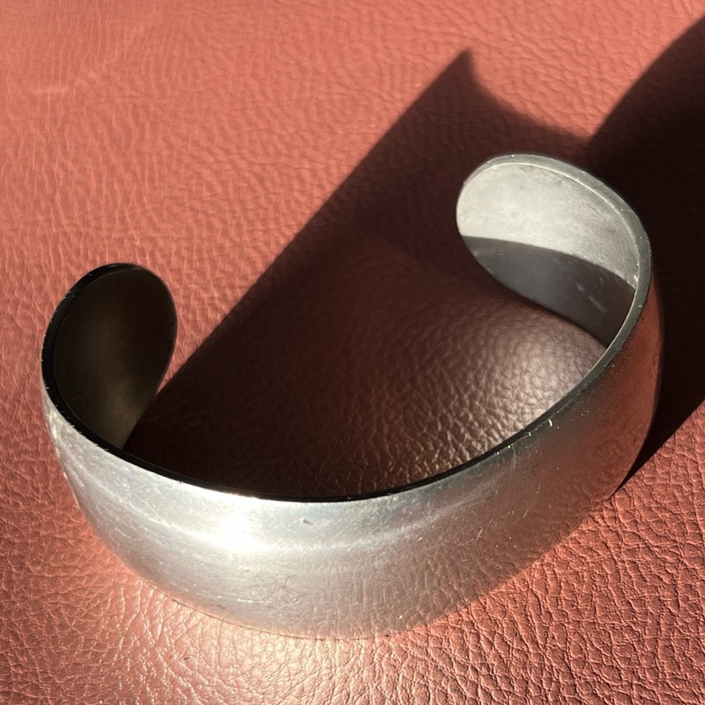 Vintage Reed & Barton Pewter Cuff Bracelet